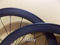 Tubeless Ready Aero Carbon Clincher Road Wheelset Wheels Shimano Sram