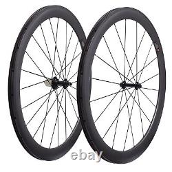 Tubules Road Bike Carbon Wheels 50mm Rim Ceramic Bearing R13 Bicycle Wheelset