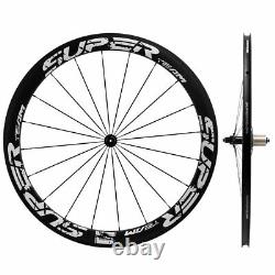 UCI 50mm Carbon Wheelset High Quality Clincher Road Bike 700C Superteam Wheels