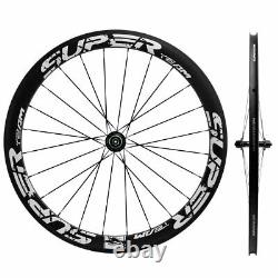 UCI 50mm Carbon Wheelset High Quality Clincher Road Bike 700C Superteam Wheels