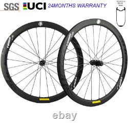 UCI Approve Disc Brake Wheelset 45mm Tubeless Road Bike Cyclocross Carbon Wheels