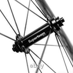 UCI Approved 45mm Tubeless Clincher Carbon Wheelset 700C Road Bike Carbon Wheels