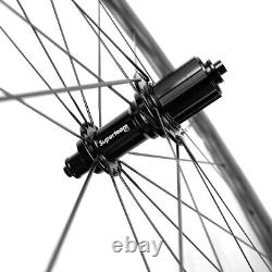 UCI Approved 45mm Tubeless Clincher Carbon Wheelset 700C Road Bike Carbon Wheels