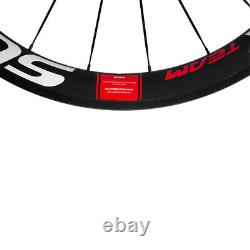 UCI Approved 50mm 25mm U Shape Clincher Carbon Wheels Road Bike Carbon Wheelset