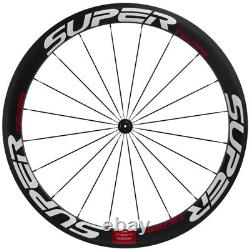 UCI Approved 50mm 25mm U Shape Clincher Carbon Wheels Road Bike Wheelset 700C UD