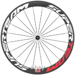 UCI Approved 50mm Carbon Wheels Road Bike 23mm V Shape Carbon Wheelset 700C Race