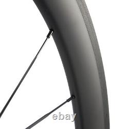 UCI Approved 700C 50mm 25mm U Shap Clincher Carbon Wheels Cycle Carbon Wheelset