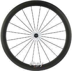 UCI Approved 700C 50mm Carbon Wheels Road Bike Carbon Wheelset 23mm Clincher Mat