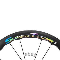 UCI Approved 700C 50mm Tubeless Clincher Carbon Wheelset Road Bike Carbon Wheels