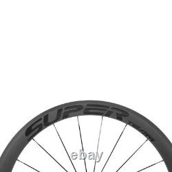 UCI Approved Superteam Carbon Wheels 700C 50mm Road Bike Caliper Carbon Wheelset
