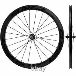 UCI Approved Superteam Carbon Wheelset 50mm Road Bike Wheels 700C Cycle Wheels