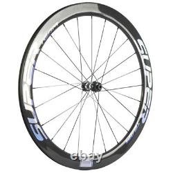 UCI Carbon Cyclocross Wheelset 50mm Clincher Road Disc Brake Wheelset THRU AXLE