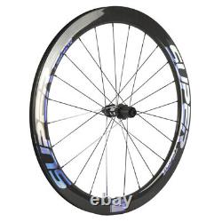 UCI Carbon Cyclocross Wheelset 50mm Clincher Road Disc Brake Wheelset THRU AXLE