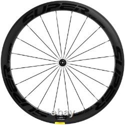 UCI Superteam 700C Clincher Wheels 50mm Carbon Wheelset Road Bicycle 25mm Wheels