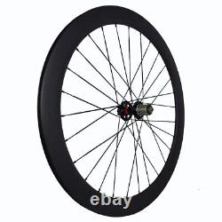 UD Carbon Cyclo Cross Road Bike Wheels Disc Brake 25mm Width 50mm Depth Clincher