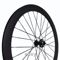 UD Carbon Cyclo Cross Road Bike Wheels Disc Brake 25mm Width 50mm Depth Clincher