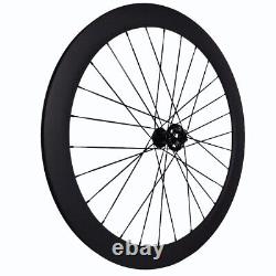 UD Carbon Cyclo Cross Road Bike Wheels Disc Brake 25mm Width 50mm Depth Clincher