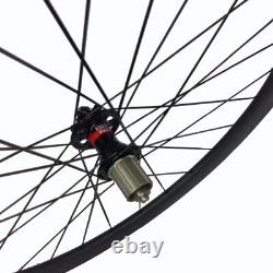 UD Carbon Cyclo Cross Road Bike Wheels Disc Brake 25mm Width 50mm Depth Clincher