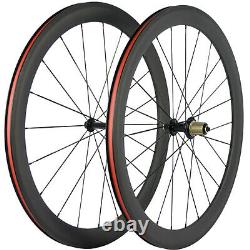 USA Superteam Carbon Wheelset Clincher Road Wheel Touring For Shiman0 10/11Speed