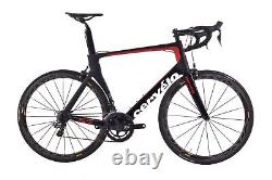 USED 2017 Cervelo S5 61cm Road Bike Ultegra Di2 Carbon Wheels Black/Red