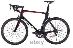 USED 2017 Cervelo S5 61cm Road Bike Ultegra Di2 Carbon Wheels Black/Red