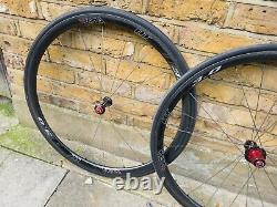 USE 3.0 Nano Tech Carbon Fibre Road Wheelset 700C Deep Rim TT Zipp Aero wheels