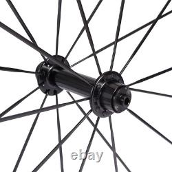 U Shape Carbon Wheels Road Bike Bicycle Wheelset Tubular R13 Ceramic Hub 60mm