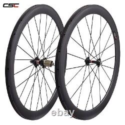 U Shape Road Bike Carbon Wheels Bicycle Wheelset Basalt Rim Brake Tubuless 50mm