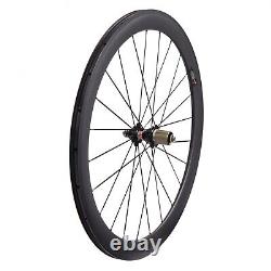 U Shape Road Bike Carbon Wheels Bicycle Wheelset Basalt Rim Brake Tubuless 50mm