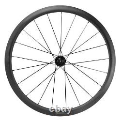 Ultra Light 38mm Carbon Wheels Road Bike Clincher Carbon Bicycle Wheelset 700C