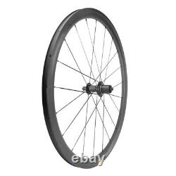 Ultra Light 38mm Carbon Wheels Road Bike Clincher Carbon Bicycle Wheelset 700C