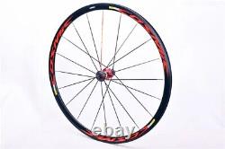 Ultralight 700C Road Bicycle Aluminum Wheelset with V Brake Carbon Fiber Hub
