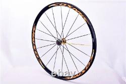 Ultralight 700C Road Bicycle Aluminum Wheelset with V Brake Carbon Fiber Hub
