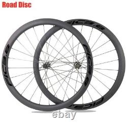Ultralight 700c Carbon Road Bike Wheelset Tubular Basalt Brake Powerway R36 Hub