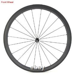 Ultralight 700c Carbon Road Bike Wheelset Tubular Basalt Brake Powerway R36 Hub