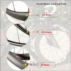 Ultralight 700c Carbon Road Bike Wheelset Tubular Basalt Brake Powerway R36 Hub
