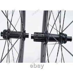 Ultralight 700c Road Bicycle Carbon Wheels Disc Brake Centerlock Wheelset