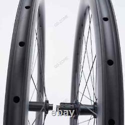 Ultralight 700c Road Bicycle Carbon Wheels Disc Brake Centerlock Wheelset