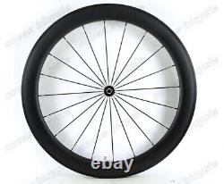 Urltra-Light Road Bike Carbon Wheels 700C 23mm Width 60mm Depth Clincher/Tubular