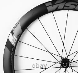 VISION 55 SL Carbon Disc Road Bicycle Tubeless Ready Shimano 11S Front Wheel