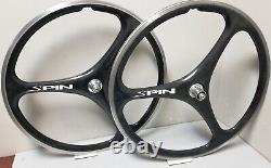 Vintage SPIN Tri Spoke Carbon 26 Mountain Bike MTB Wheelset GT-LTS Yeti NICE