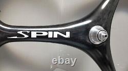 Vintage SPIN Tri Spoke Carbon 26 Mountain Bike MTB Wheelset GT-LTS Yeti NICE