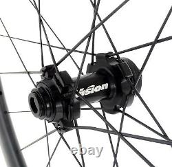 Vision Carbon Sc 55 Disc Brake Rear Road Bike Aero Wheels 700c New Free Uk P&p