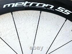 Vision Metron 55 SL Carbon Road Bike Tubular Rim Brake Wheel Set 11 sp Ceramic