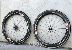 Vision Metron 55 SL Carbon Road Bike Tubular Rim Brake Wheel Set 11 sp Ceramic