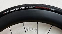 Vision SC55 TL Tubeless Disc Carbon Aero Wheel set with Vittoria tires