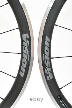 Vision TriMax 45 Carbon Clincher Wheelset 11s Shimano 700c Road Bike Race QR FSA