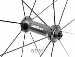 Vision TriMax 45 Carbon Clincher Wheelset 11s Shimano 700c Road Bike Race QR FSA