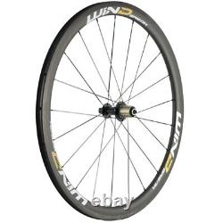 WINDBREAK Tubeless Carbon Wheelset 40mm U Shape Road Bicycle Wheels UD Matte
