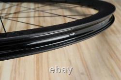 WOVEN Carbon Fibre 35mm 700C 10 11 Speed Wheel 12mm Disc Cross Gravel Road $799